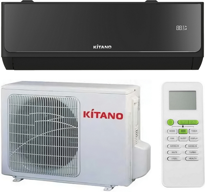 Кондиционер настенный Kitano KRD-Toha-09 (black matte) от интернет-магазина ClimateON